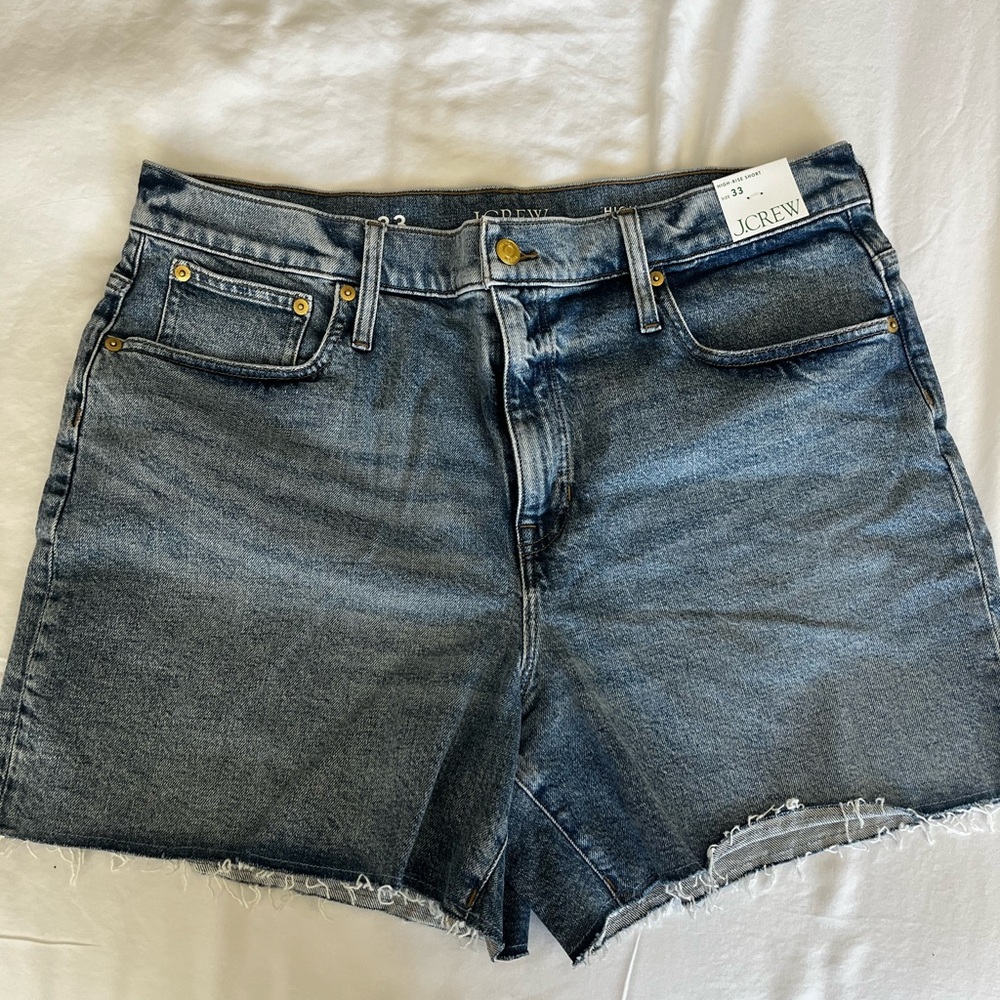 J. Crew Women's Denim Shorts NWT SIZE 33